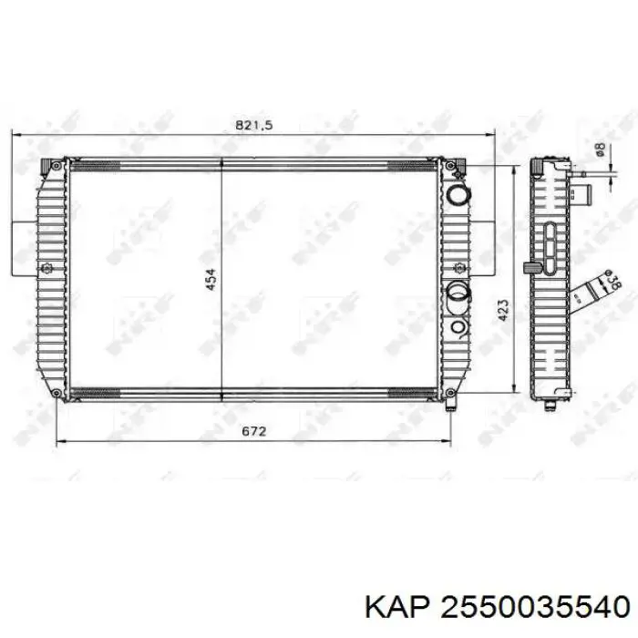 Термостат 2550035540 KAP