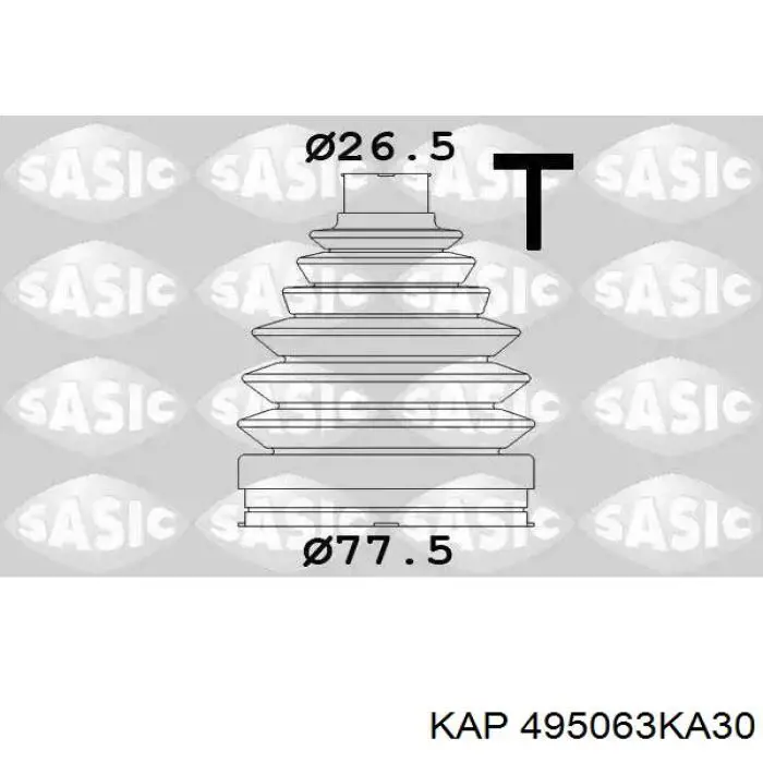 495063KA30 KAP Пильник ШРКШ внутрішній, передній півосі
