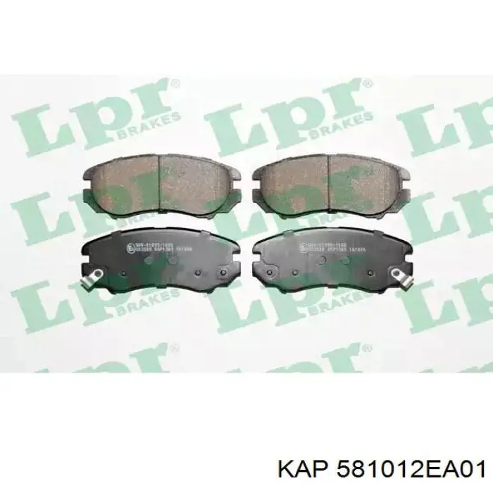 581012EA01 KAP Передні гальмівні колодки
