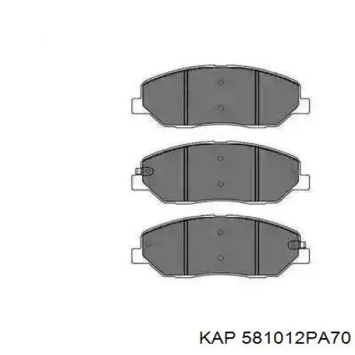 Гальмівні колодки KAP 581012PA70 ціна, від 21.02 USD