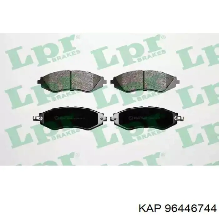 Задні гальмівні колодки KAP 96446744 ціна, від 14.71 USD