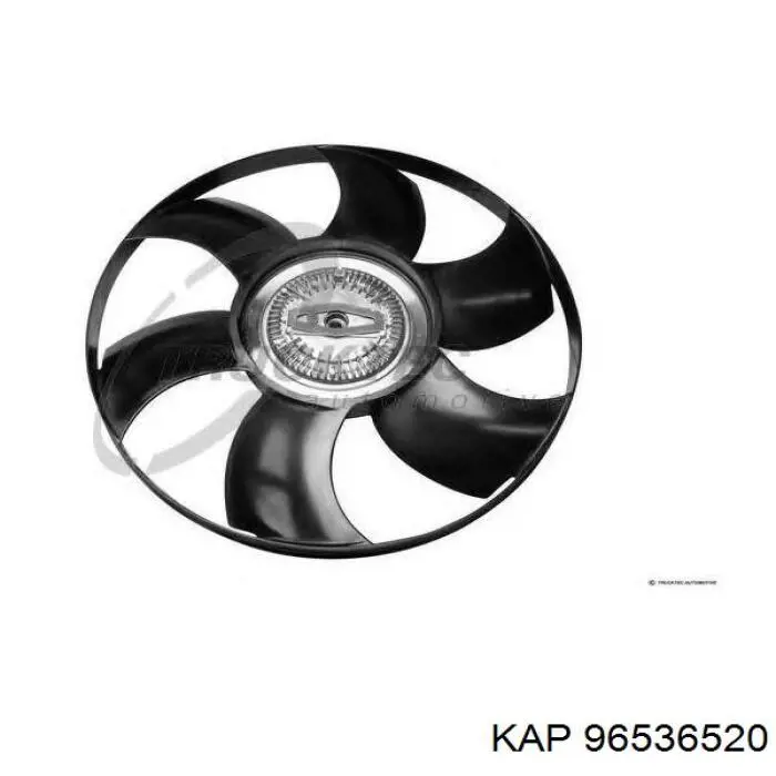 96536520 KAP Дифузор радіатора кондиціонера, в зборі з крильчаткою і двигуном