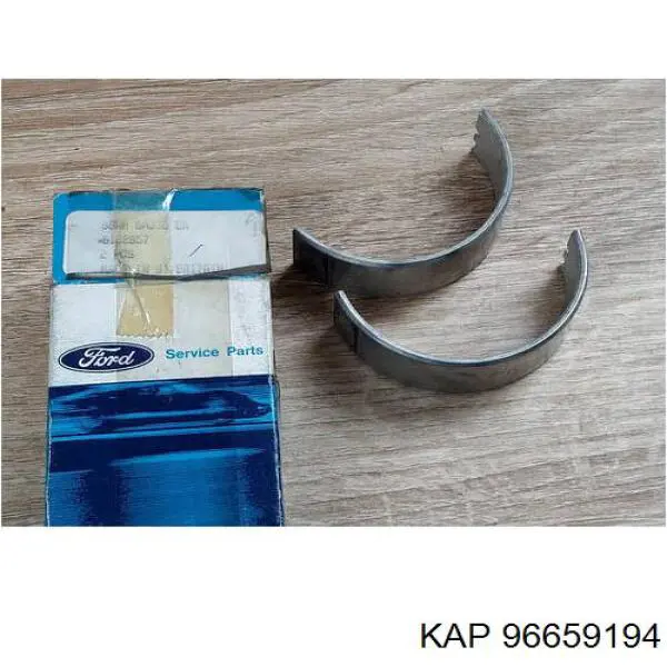 Вкладиші колінвала, шатунні, комплект, 2-й ремонт (+0,50) 96659194 KAP