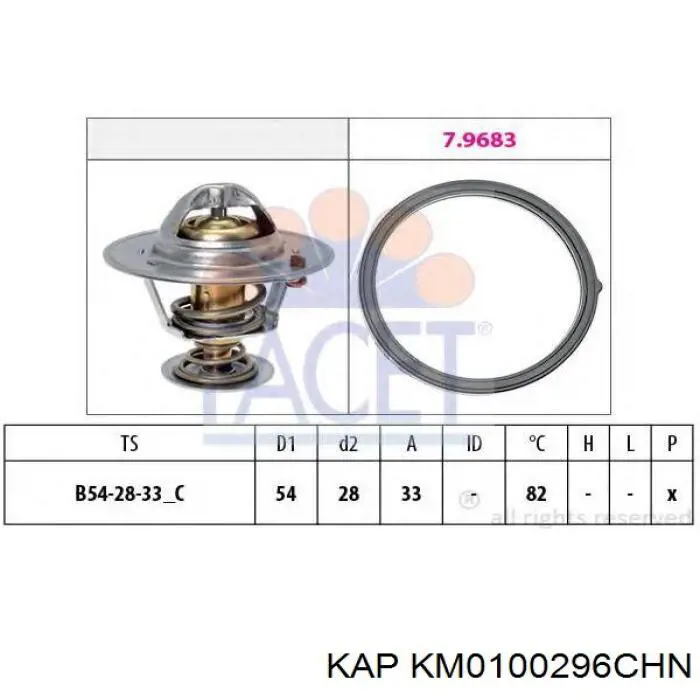 Термостат KM0100296CHN KAP