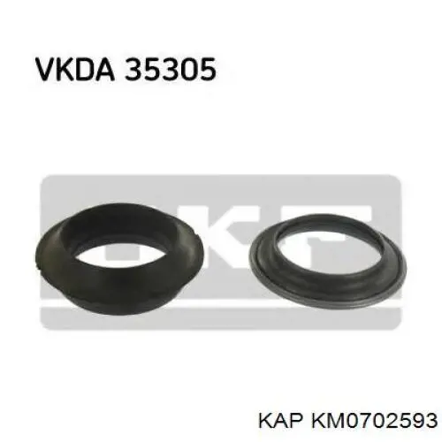 Купити KM0702593 KAP Опора амортизатора переднього лівого
