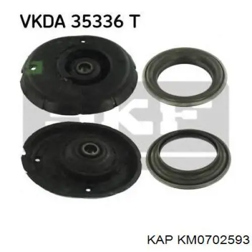Опора амортизатора переднього лівого KAP KM0702593 ціна, від 16.03 USD
