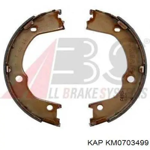Колодки ручника KM0703499 KAP