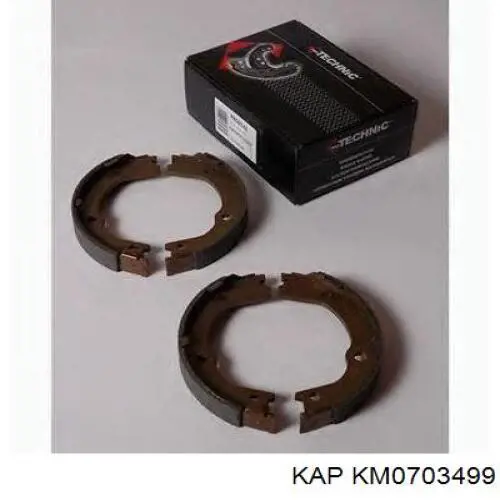 KM0703499 KAP Гальмівні колодки ручника