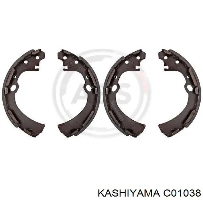 C01038 Kashiyama Колодки гальмівні задні, барабанні