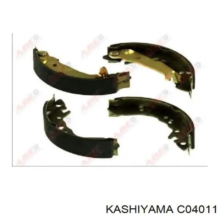 Гальма робочі задні ножні і гальмівні барабани Kashiyama C04011
