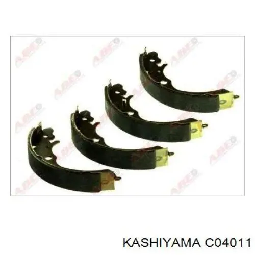 C04011 Kashiyama Колодки гальмівні задні, барабанні