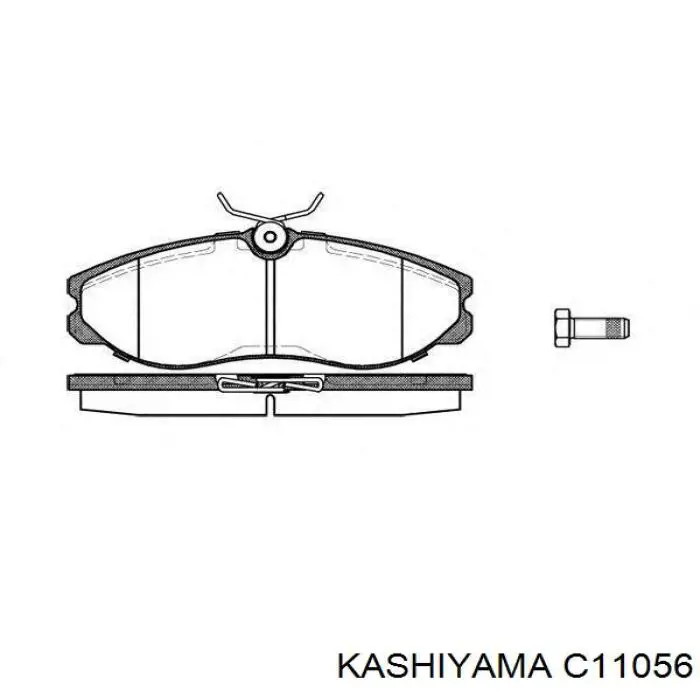 C11056 Kashiyama Передні гальмівні колодки