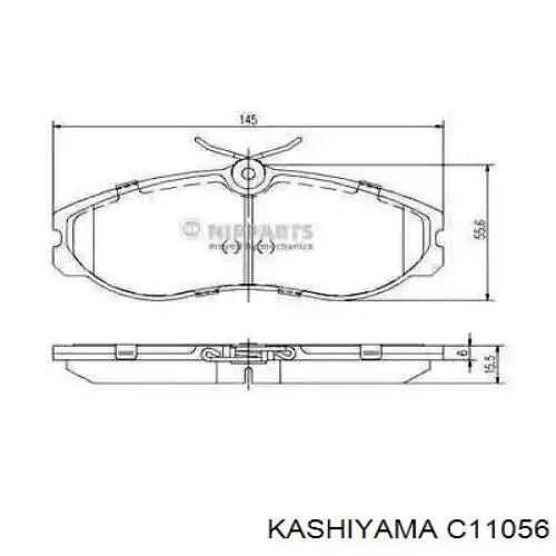 Гальмівні колодки Kashiyama C11056 ціна, від 24.72 USD