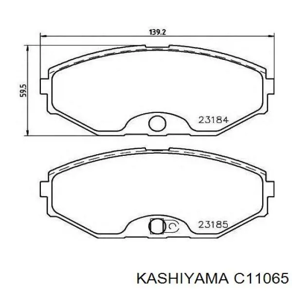 Гальмівні колодки Kashiyama C11065 ціна, від 22.80 USD