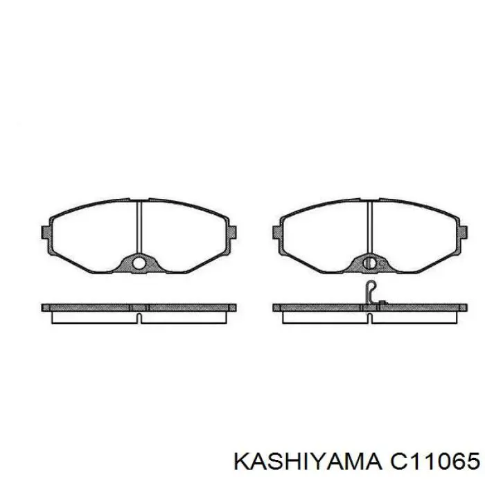 Передні тормозні колодки C11065 Kashiyama