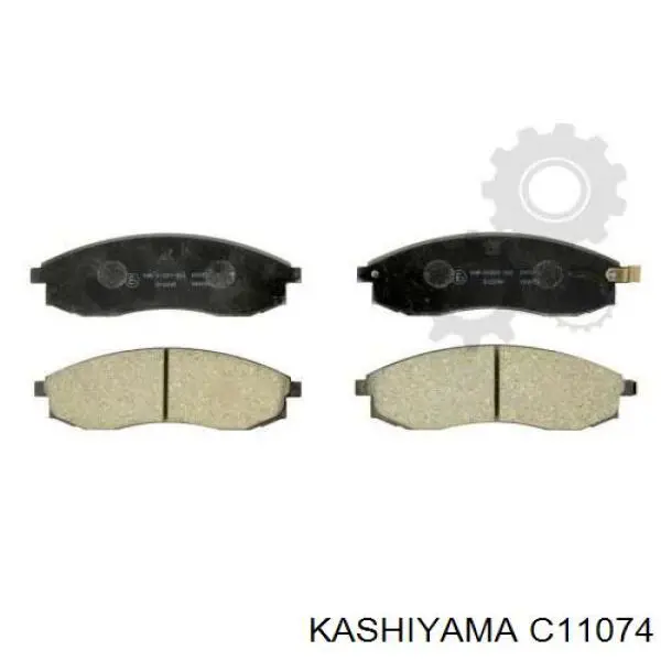 C11074 Kashiyama Передні гальмівні колодки