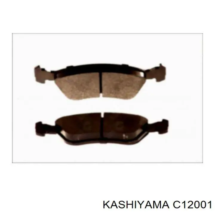 C12001 Kashiyama Передні гальмівні колодки