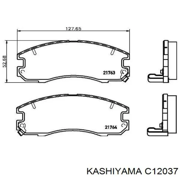 Гальмівні колодки Kashiyama C12037 ціна, від 15.19 USD