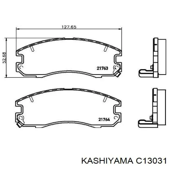 Купити C13031 Kashiyama Колодки гальмівні передні, дискові