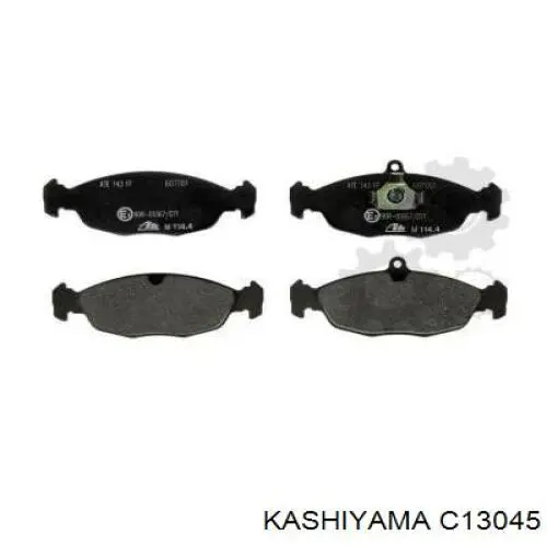 C13045 Kashiyama колодки гальмівні передні, дискові