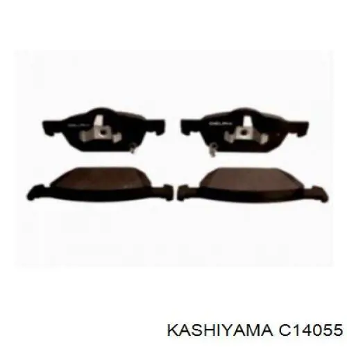 C14055 Kashiyama колодки гальмівні передні, дискові