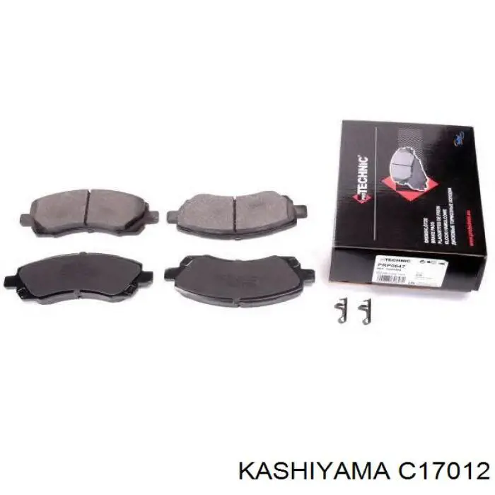 C17012 Kashiyama колодки гальмівні передні, дискові