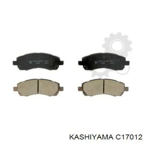 C17012 Kashiyama Передні гальмівні колодки