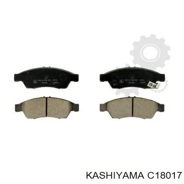 C18017 Kashiyama колодки гальмівні передні, дискові