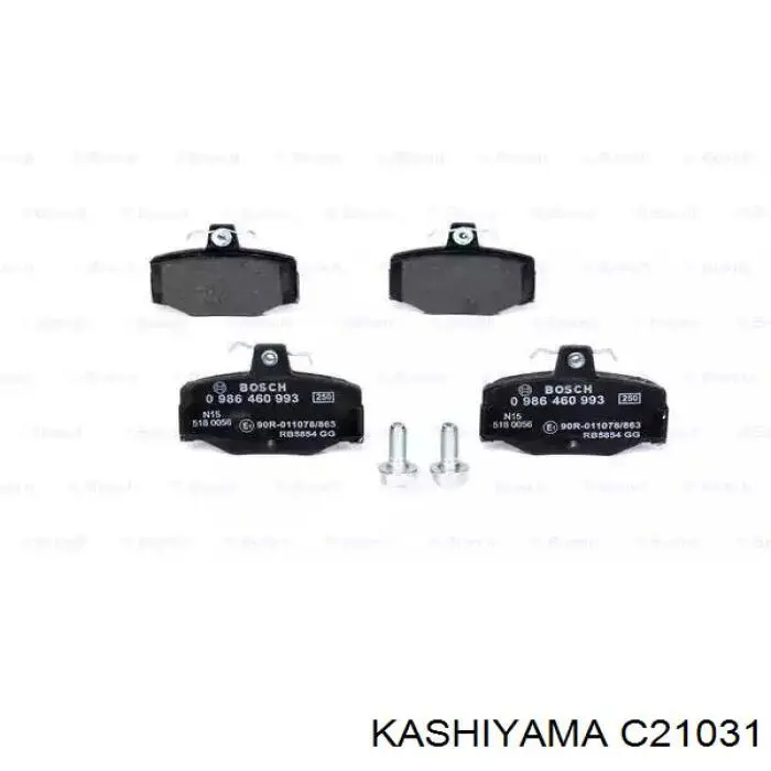 Купити C21031 Kashiyama Задні колодки