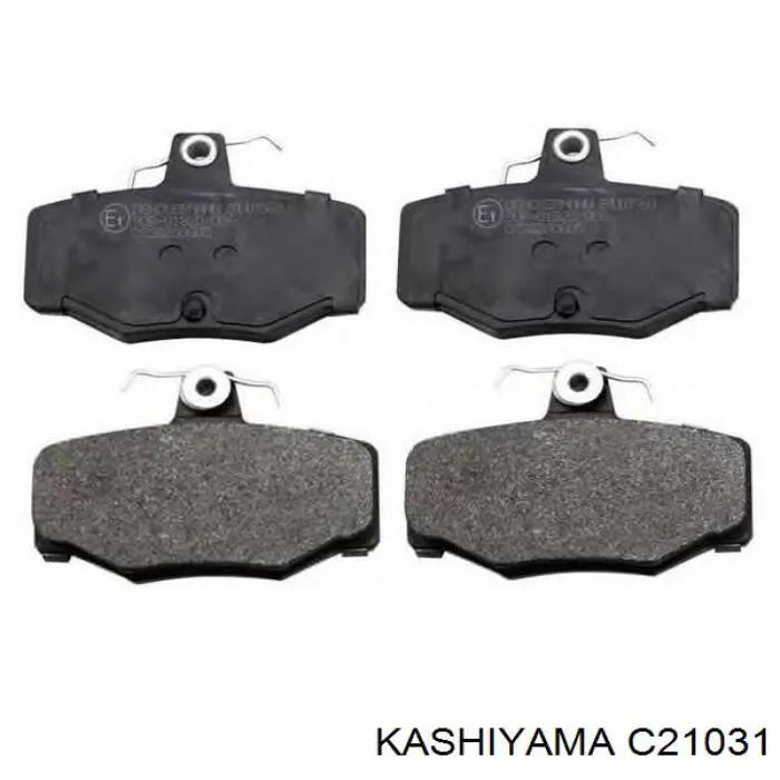 C21031 Kashiyama Колодки гальмівні задні, дискові