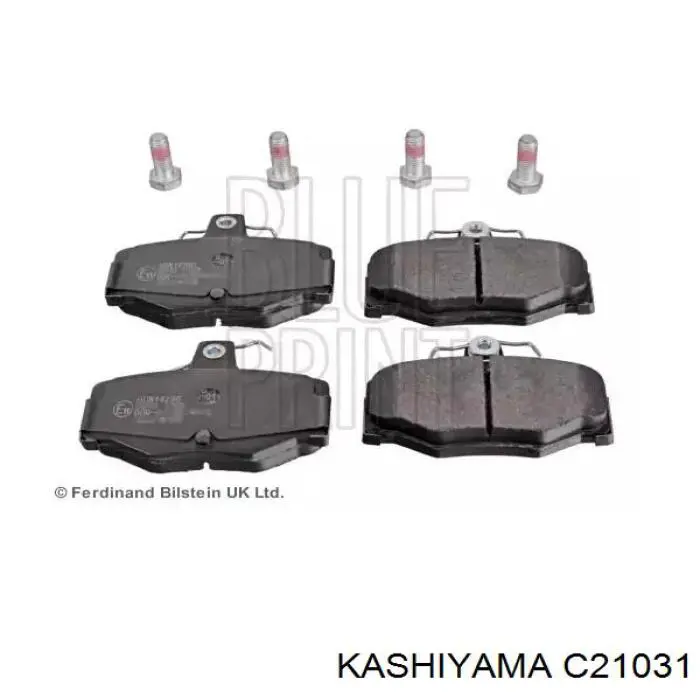 Задні гальмівні колодки C21031 Kashiyama
