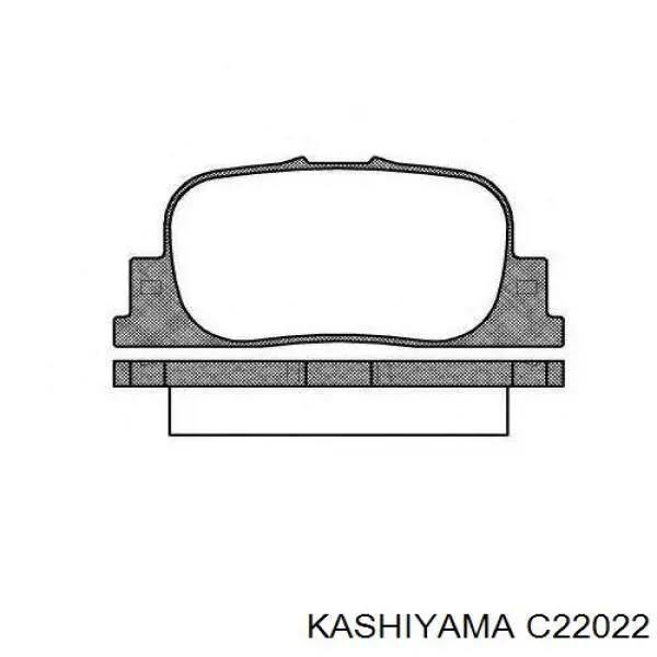 Задні гальмівні колодки C22022 Kashiyama