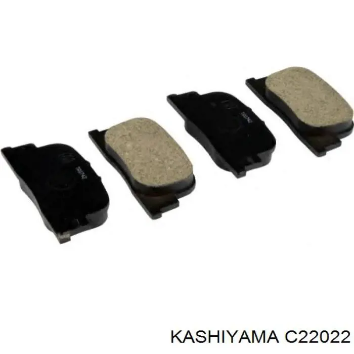 C22022 Kashiyama Колодки гальмівні задні, дискові