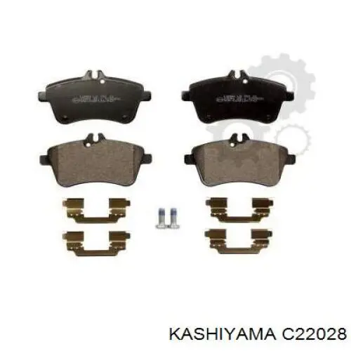 Задні гальмівні колодки Kashiyama C22028 ціна, від 16.97 USD