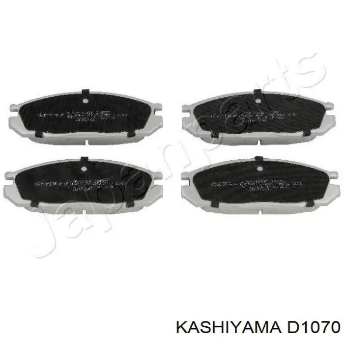 D1070 Kashiyama колодки гальмівні передні, дискові