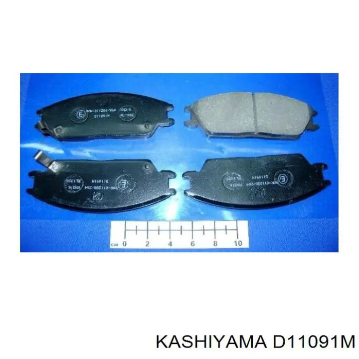 D11091M Kashiyama колодки гальмівні передні, дискові