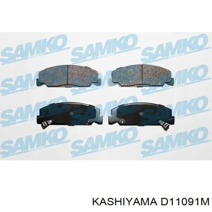 D11091M Kashiyama Передні гальмівні колодки