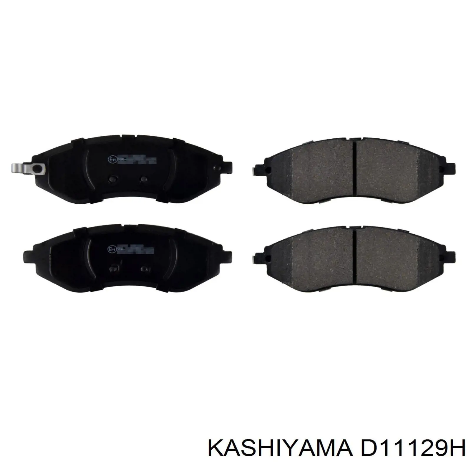 D11129H Kashiyama Передні гальмівні колодки