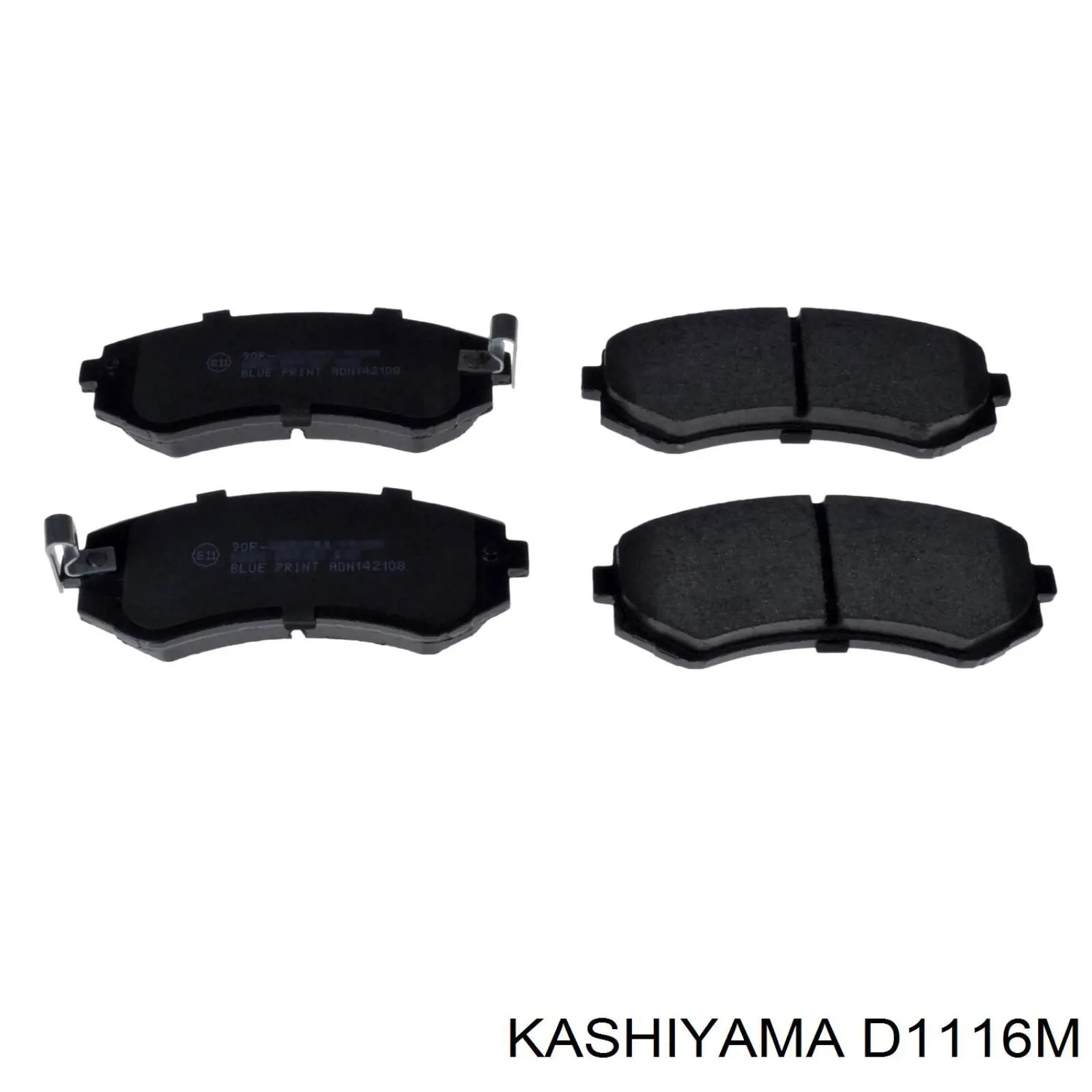 D1116M Kashiyama колодки гальмівні передні, дискові