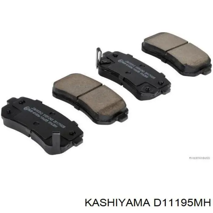 Задні гальмівні колодки Kashiyama D11195MH ціна, від 22.22 USD