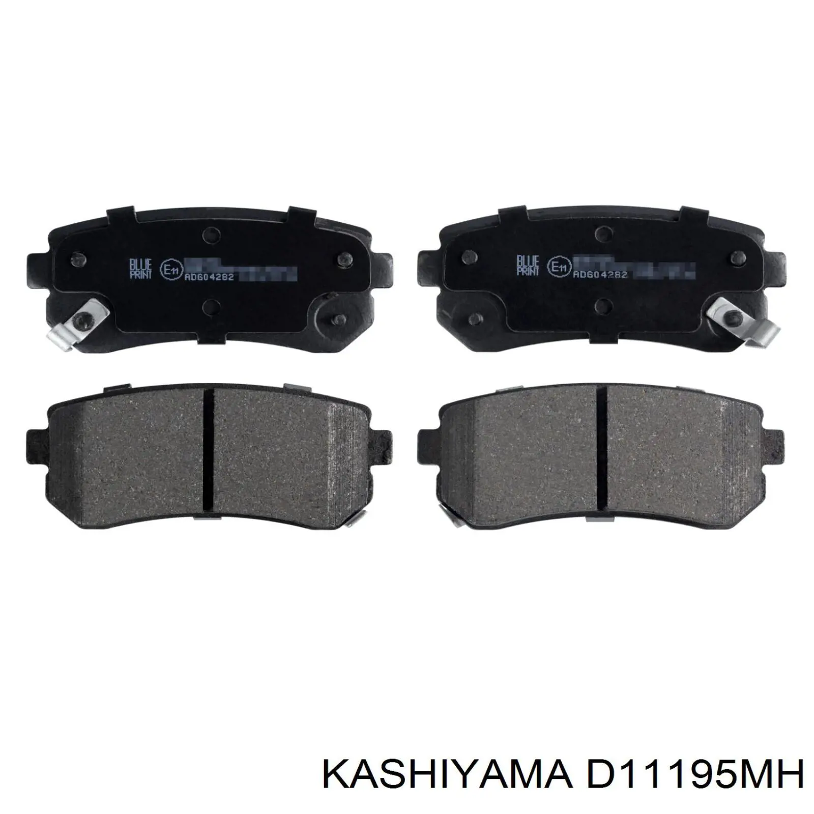 D11195MH Kashiyama колодки гальмові задні, дискові
