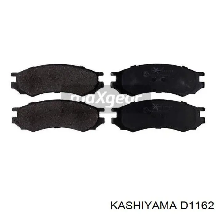 D1162 Kashiyama колодки гальмівні передні, дискові
