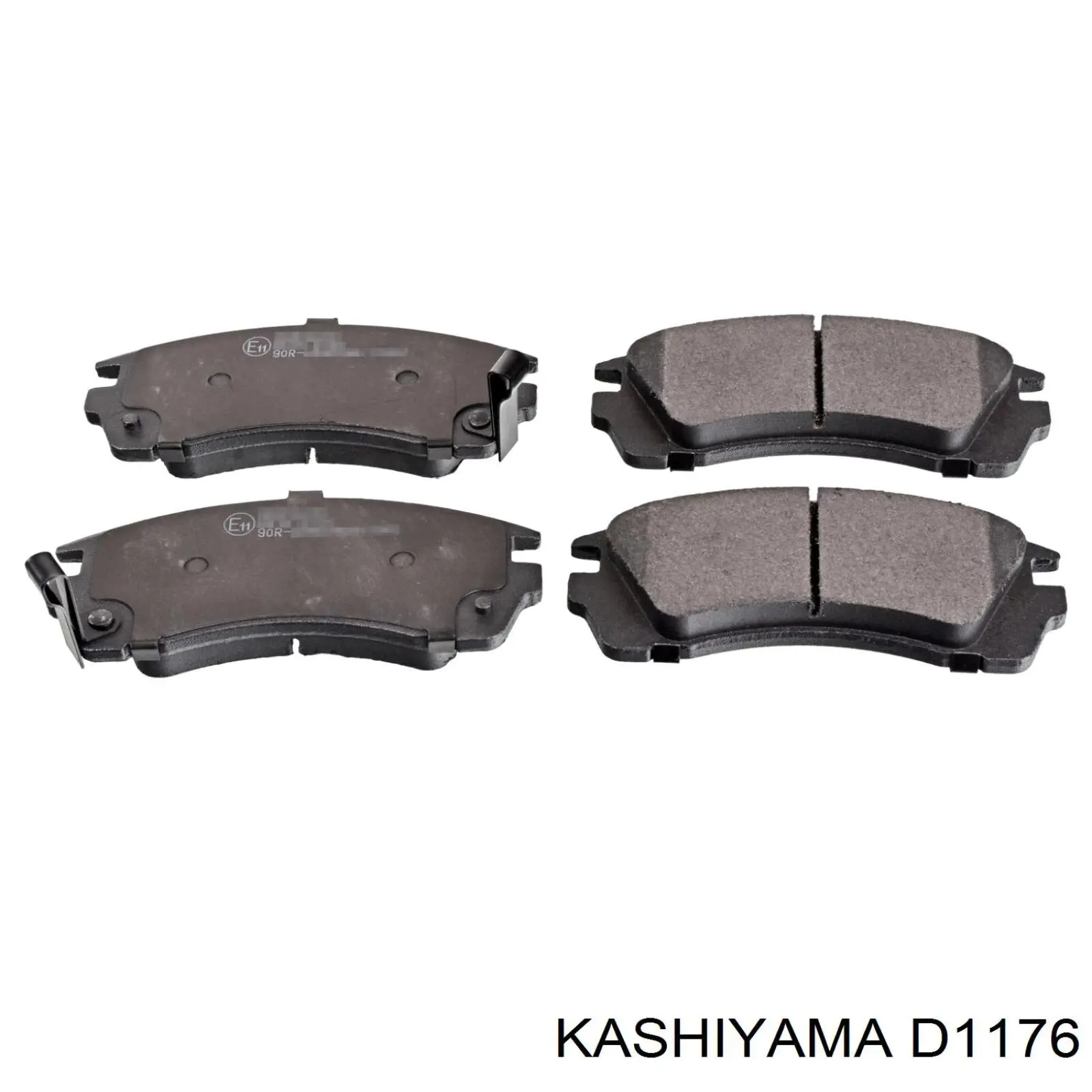 D1176 Kashiyama колодки гальмівні передні, дискові