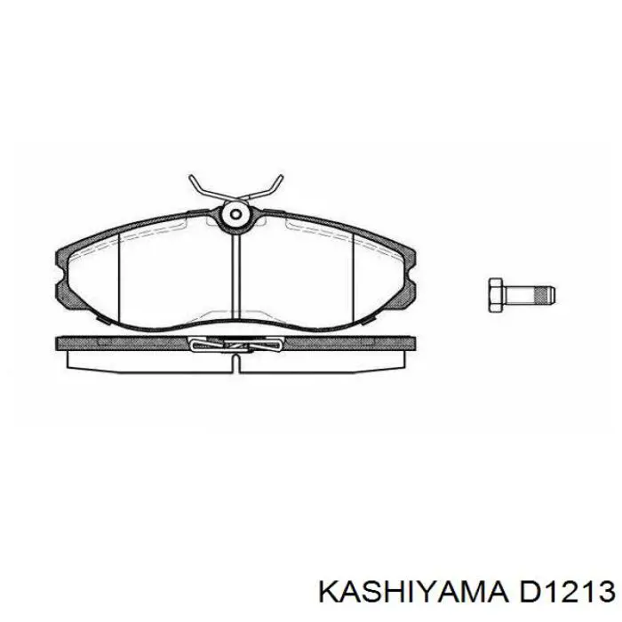 Передні тормозні колодки D1213 Kashiyama