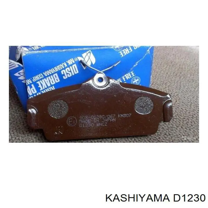 Купити D1230 Kashiyama Колодки гальмівні передні, дискові