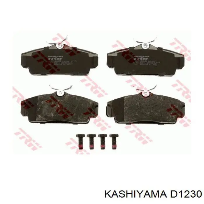 D1230 Kashiyama Передні гальмівні колодки