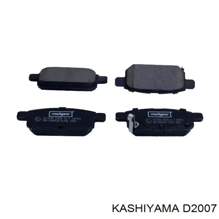 Гальмівні колодки Kashiyama D2007 ціна, від 16.88 USD