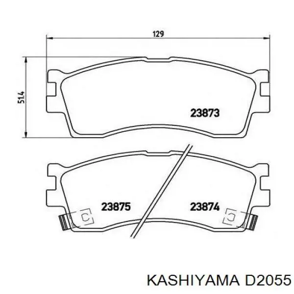 Передні тормозні колодки 0446528151 Toyota