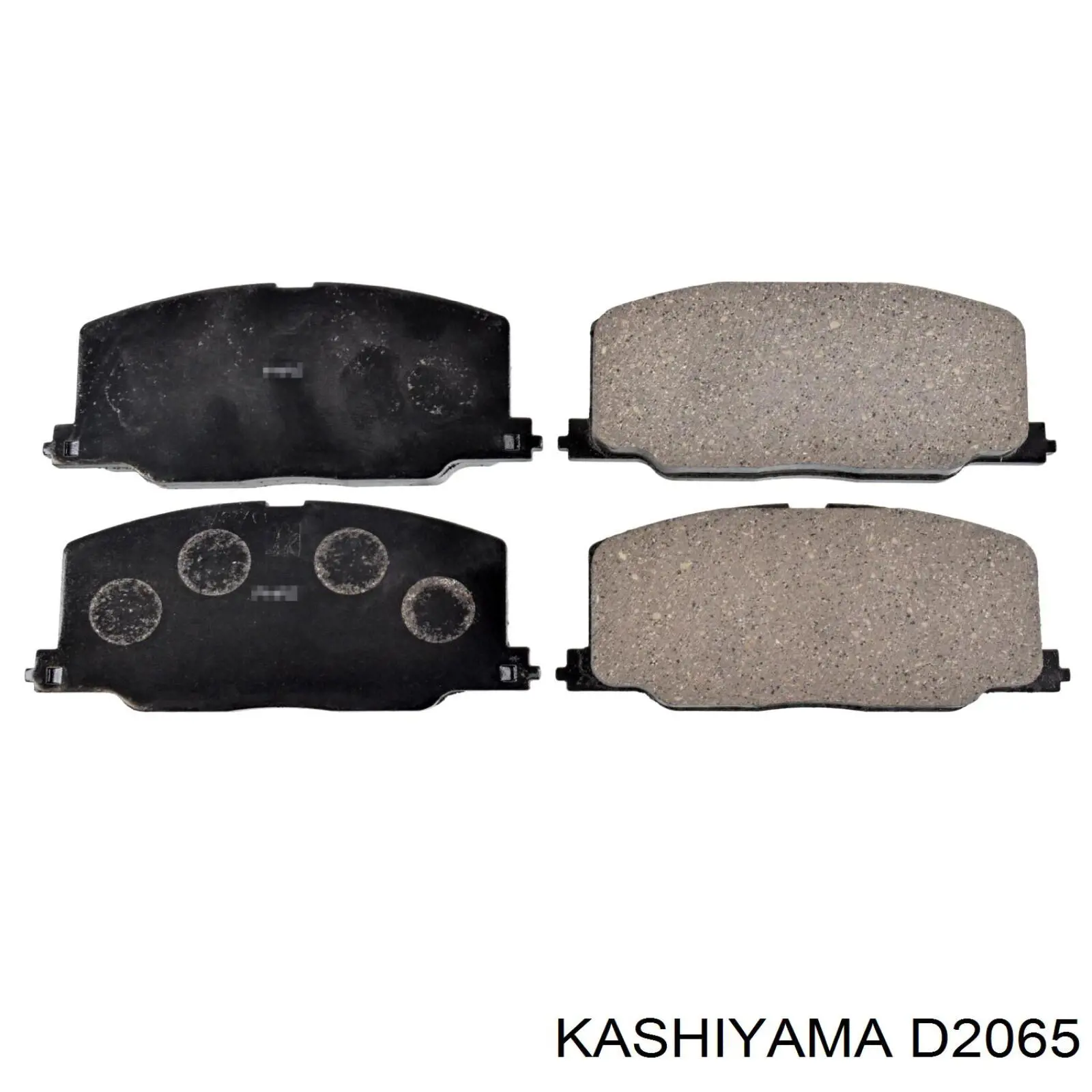 D2065 Kashiyama колодки гальмівні передні, дискові
