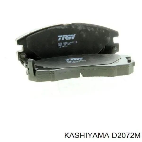 D2072M Kashiyama колодки гальмівні передні, дискові